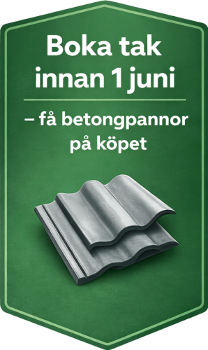 Boka en konstnadsfri taköversyn redan idag!