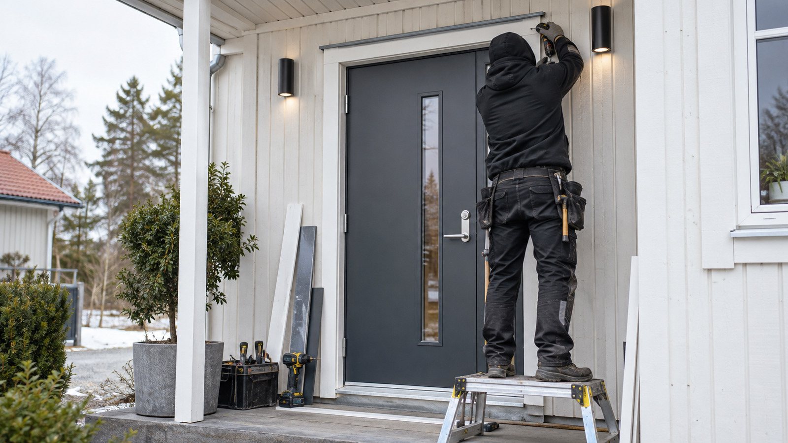 Dorr hantverkare utvandigt