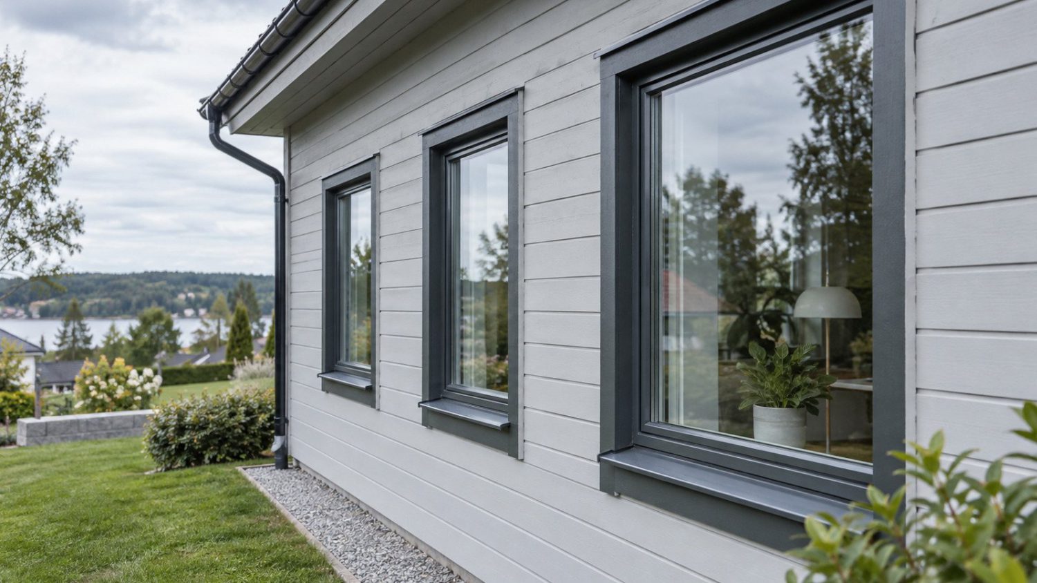 Fonster projekt ljus villa