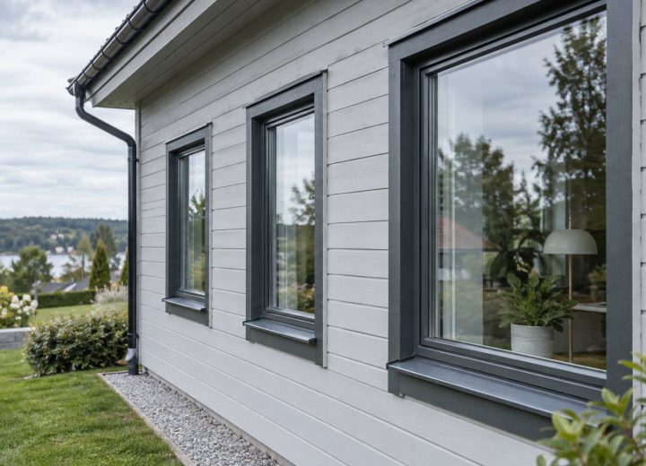 Fonster projekt ljus villa