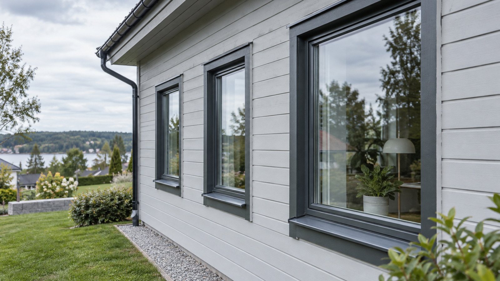 Fonster projekt ljus villa