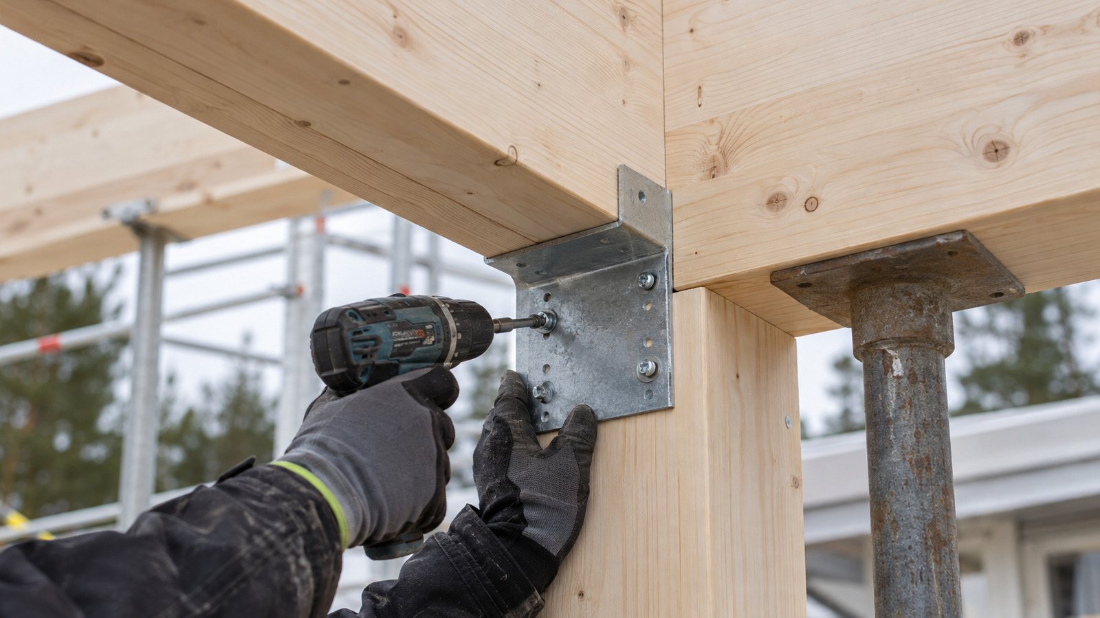 Tillbyggnad arbete balkanslutning