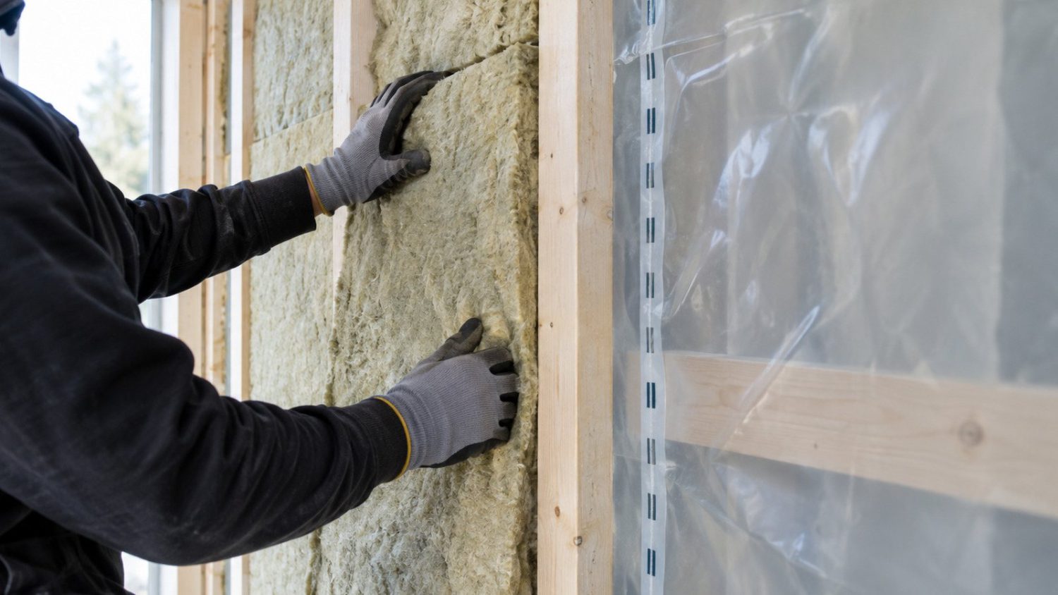 Tillbyggnad arbete isolering