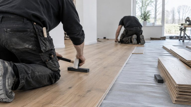 Totalrenovering hantverkare golv
